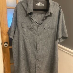 Gray Men's Croft & Barrow Quick Dry Short Sleeve Shirt
